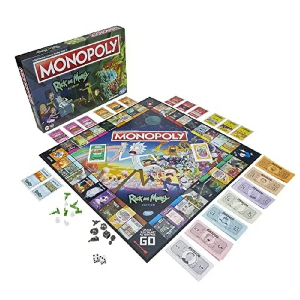 Hasbro Monopoly: Rick and Morty Edition Board Game
